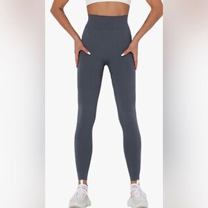 Vozobi TIK Tok Women's High Waist Yoga Pants Tummy Control Workout Leggings NWOT